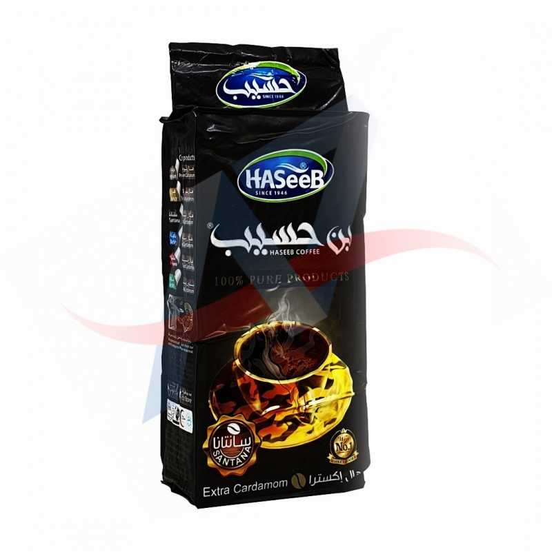 Café moulu à la cardamome extra Haseeb (noir) 500g