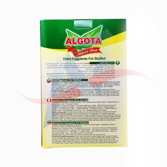 Aubergines creusées séchées 75g Algouta