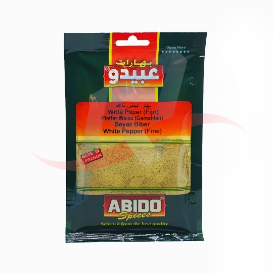 Poivre blanc moulu Abido 50g