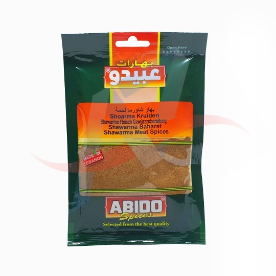 Epices shawarma boeuf Abido 50g