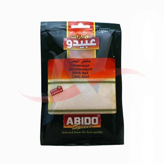 Acide citrique Abido 100g