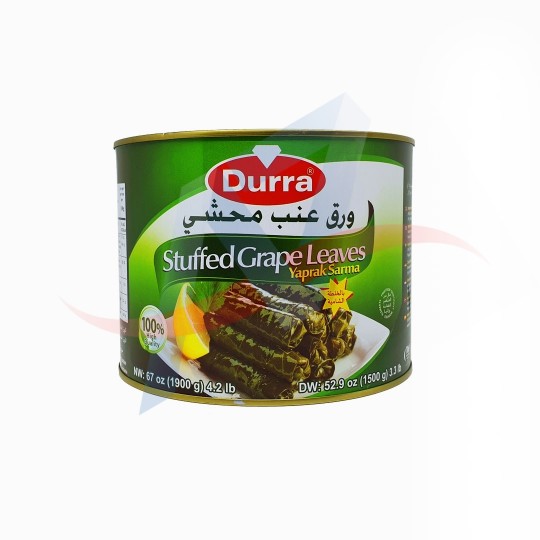 Feuilles de vigne farcies  au riz 1900g Durra