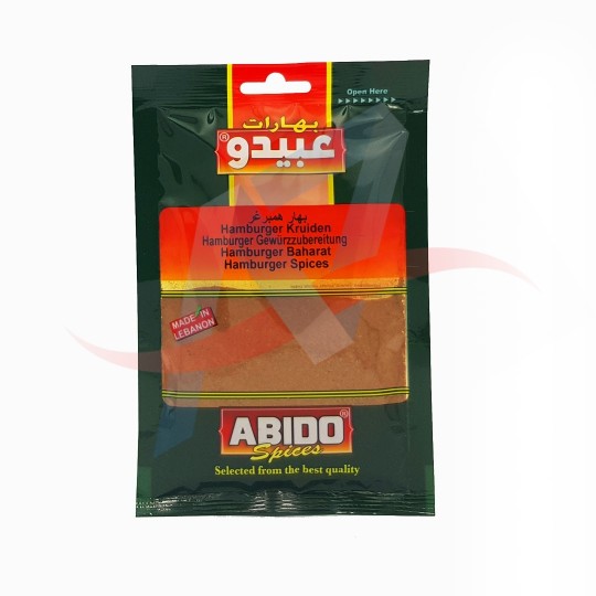 Épices hamburger Abido 50g