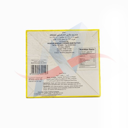 Chewing gum sharawi citron 250g