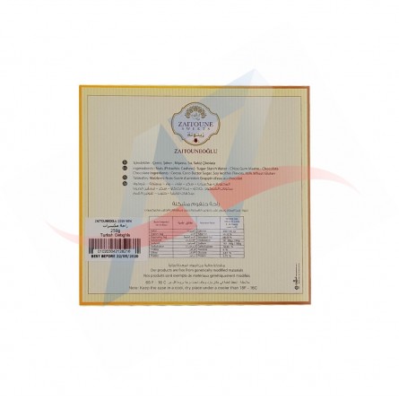 Assortiment de loukoum aux pistaches Zaitouna 250g