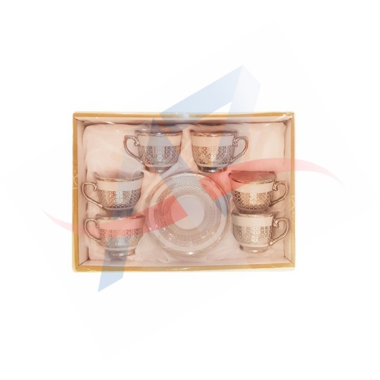 Set tasses à café doré