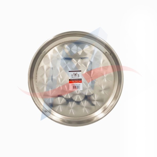 Plateau stainless steel 30cm