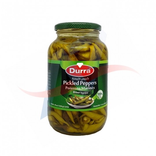 Piments marinés piquent Durra 1300g CT6
