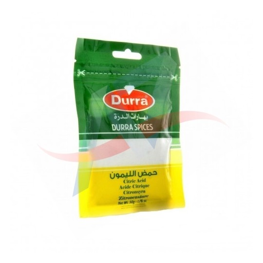 Acide citrique Durra 50g CT12