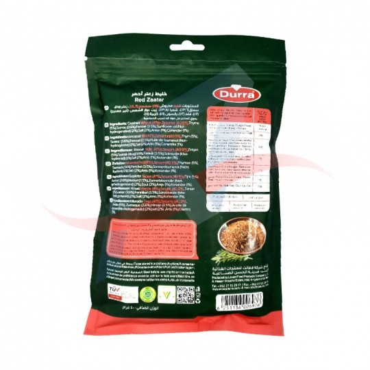Zaatar rouge Durra 400g CT12
